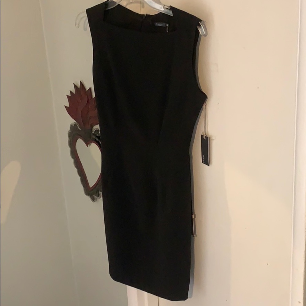 Formal black cocktail dress